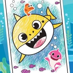 Crayola Baby Shark Coloring Book -Children Book Store B 042642 media 3