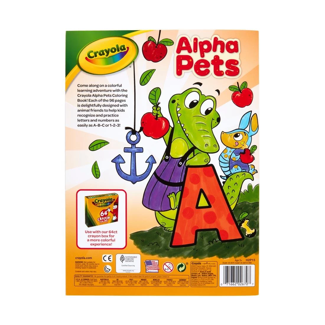 Crayola Alpha Pets Coloring Book 6 Crayola Alpha Pets Coloring Book - Image 4
