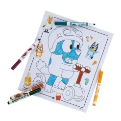 Crayola Bluey Color & Sticker Activity Set -Children Book Store B 042743 media 3
