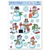 Snowmen Winter Clings By Beistle Company -Children Book Store BC 22124 media