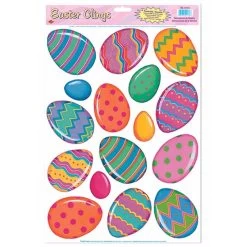Easter Egg Clings By Beistle Company