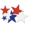 Patriotic Star Cutouts By Beistle Company -Children Book Store BC 55266 media