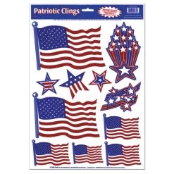 Patriotic Window Clings By Beistle Company