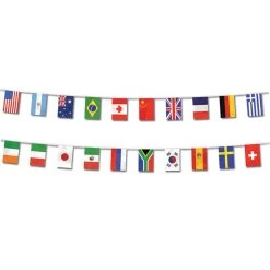 International Flag Banner By Beistle Company
