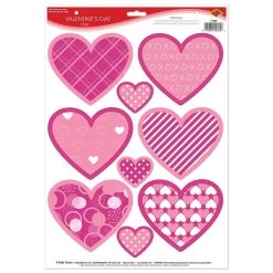 Valentine's Day Clings By Beistle Company