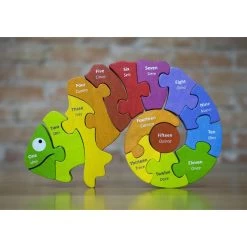 Counting Chameleon Puzzle By BeginAgain Toys -Children Book Store BEG I1401 media 4