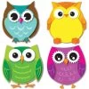 Colorful Owls Mini Cut-Outs By Carson Dellosa -Children Book Store CD 120195 media