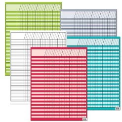 Bright Colors Incentive Charts Variety Pack By Creative Teaching Press