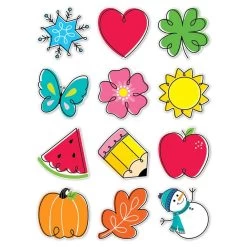 Seasonal Accents 10" Designer Cut-Outs By Creative Teaching Press