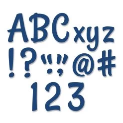 Blue Stylish 4" Designer Letters By Creative Teaching Press