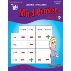 Mind Benders - Deductive Thinking Skills By Critical Thinking Press Book 3