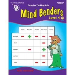Mind Benders - Deductive Thinking Skills By Critical Thinking Press Book 4