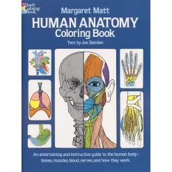 Human Anatomy Coloring Book By Dover