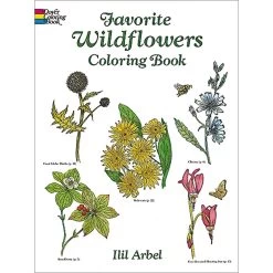 Favorite Wildflowers Coloring Book By Dover