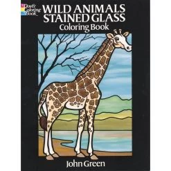 Wild Animals Stained Glass Coloring Book By Dover