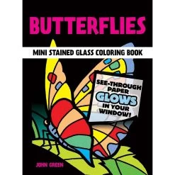 Dover Little Activity Book: Little Butterflies Stained Glass Coloring Book