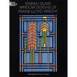 Window Designs Of Frank Lloyd Wright Stained Glass Coloring Book By Dover