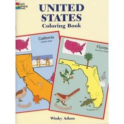 United States Coloring Book By Dover