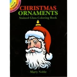 Dover Little Activity Book: Christmas Ornaments Stained Glass Coloring Book