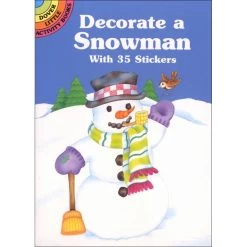 Dover Little Sticker Activity Book: Decorate A Snowman