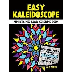 Dover Little Activity Book: Easy Kaleidoscope Stained Glass Coloring Book