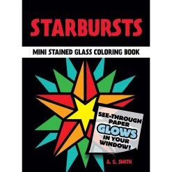 Dover Little Activity Book: Starbursts Stained Glass Coloring Book