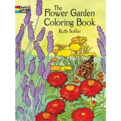 The Flower Garden Coloring Book By Dover