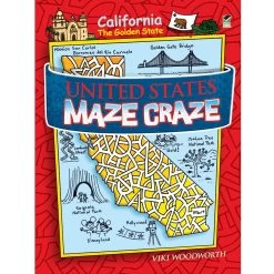 United States Maze Craze Book By Dover