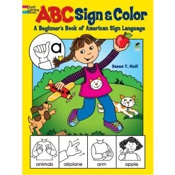 ABC Sign And Color Book By Dover
