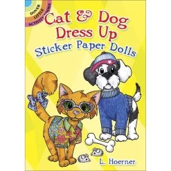 Dover Little Activity Book: Cat & Dog Dress Up Sticker Paper Dolls