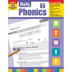 Daily Phonics By Evan-Moor Grade 2