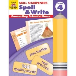 Skill Sharpeners Spell & Write By Evan-Moor Grade 4