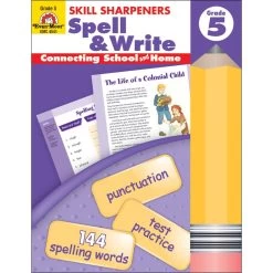 Skill Sharpeners Spell & Write By Evan-Moor Grade 5