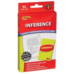 Red Level Inference Reading Comprehension Practice Cards