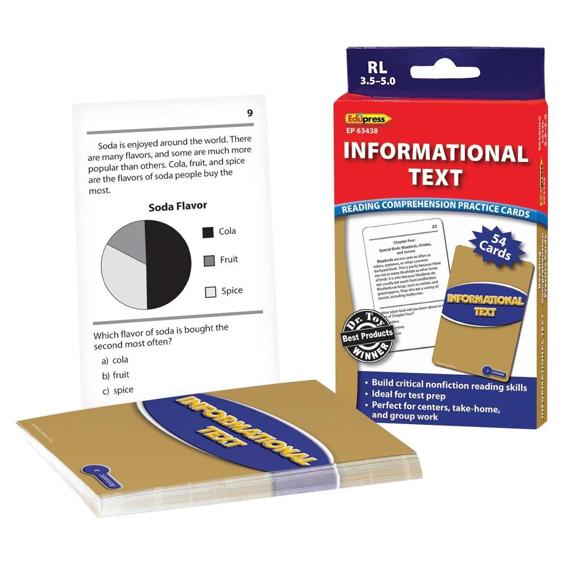Blue Level Informational Text Reading Comprehension Practice Cards 3 Blue Level Informational Text Reading Comprehension Practice Cards