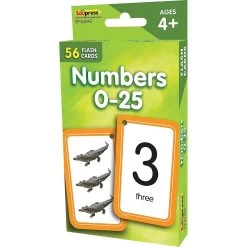 Numbers 0-25 Flash Cards