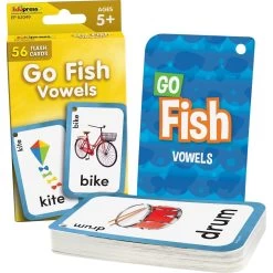 Go Fish Vowels Flash Cards By Teacher Created Resources
