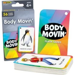 Body Movin' Flash Cards By Teacher Created Resources