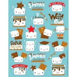 Marshmallow S'mores Scented Stickers By Eureka