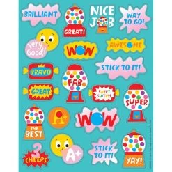 Bubble Gum Scented Stickers By Eureka