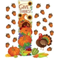 Thanksgiving All-In-One Door Decor Kit By Eureka