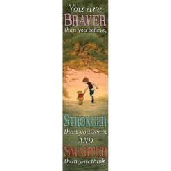 Winnie The Pooh Braver Stronger Smarter Banner By Eureka