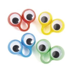 Plastic Eye Peeper Rings By Fun Express