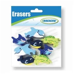 Deep Blue Sea Pencil Topper Erasers Assortment