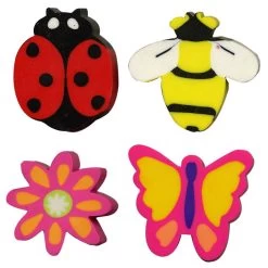 Springtime Pencil Topper Erasers