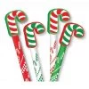 Candy Cane Pencil Topper Erasers Assortment