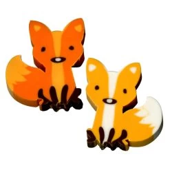Foxes Pencil Topper Erasers