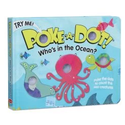 Poke-A-Dot Board Book: Who's In The Ocean?