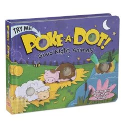 Poke-A-Dot Board Book: Goodnight Animals