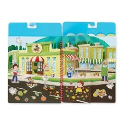 Paw Patrol Adventure Bay Restickable Stickers Flip Flap Pad By Melissa & Doug -Children Book Store LCIA 33254 media 3